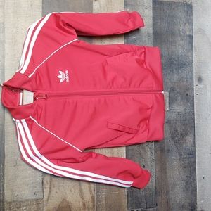 Adidas Red Track Jacket sz 4T Toddlers